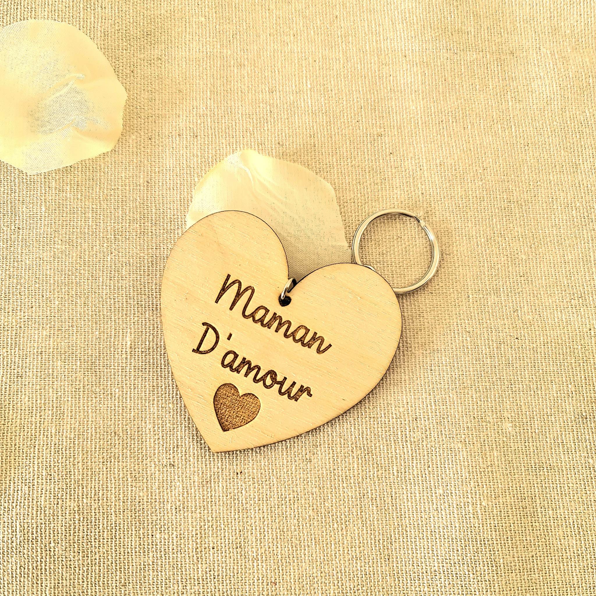 Porte clé , marque page "Maman d'amour" – Image 2