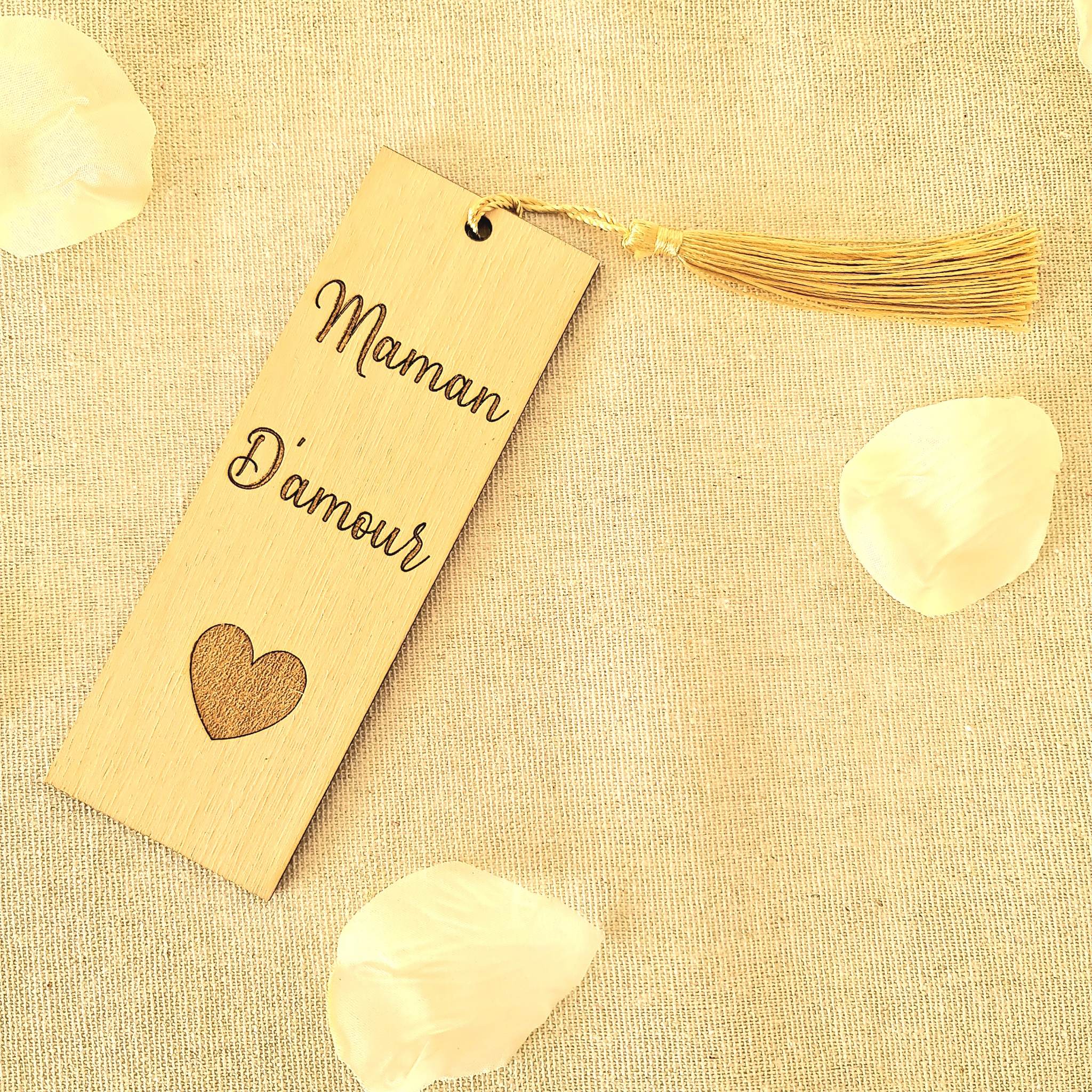 Porte clé , marque page "Maman d'amour" – Image 3