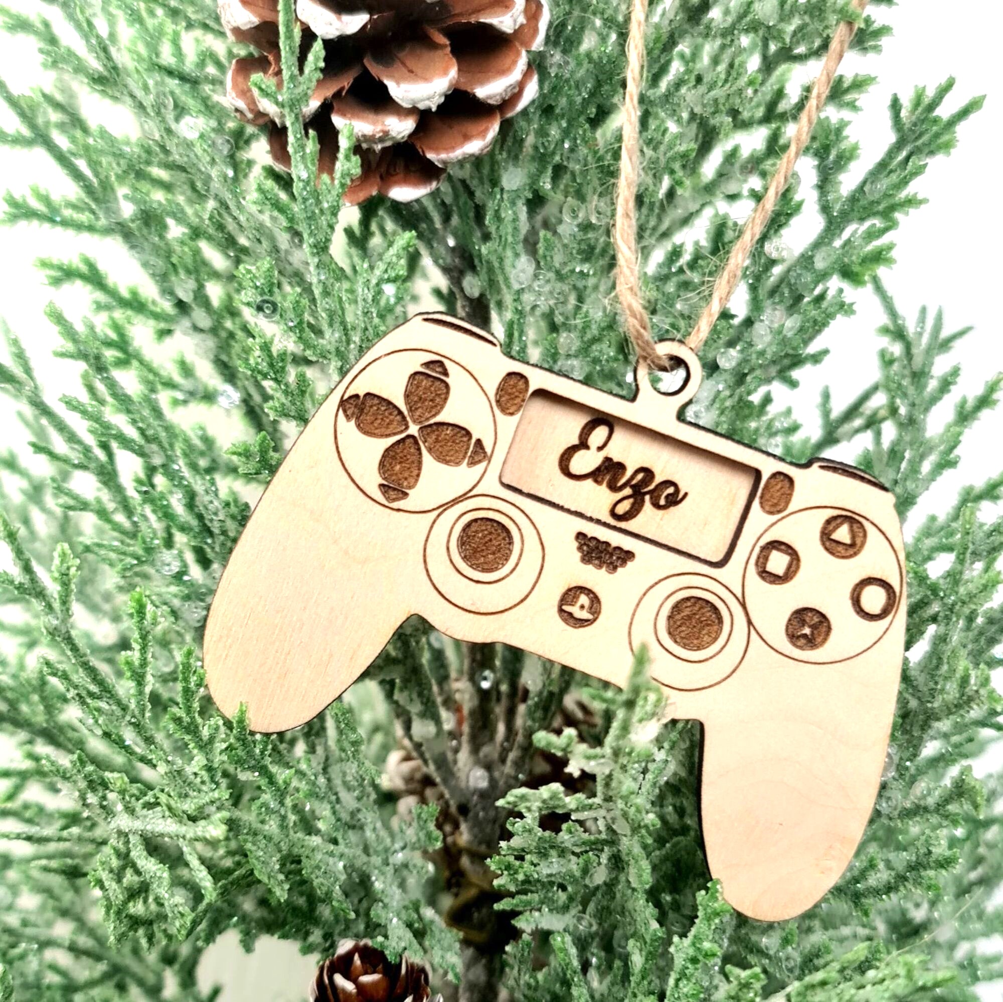 Boule de Noël manette