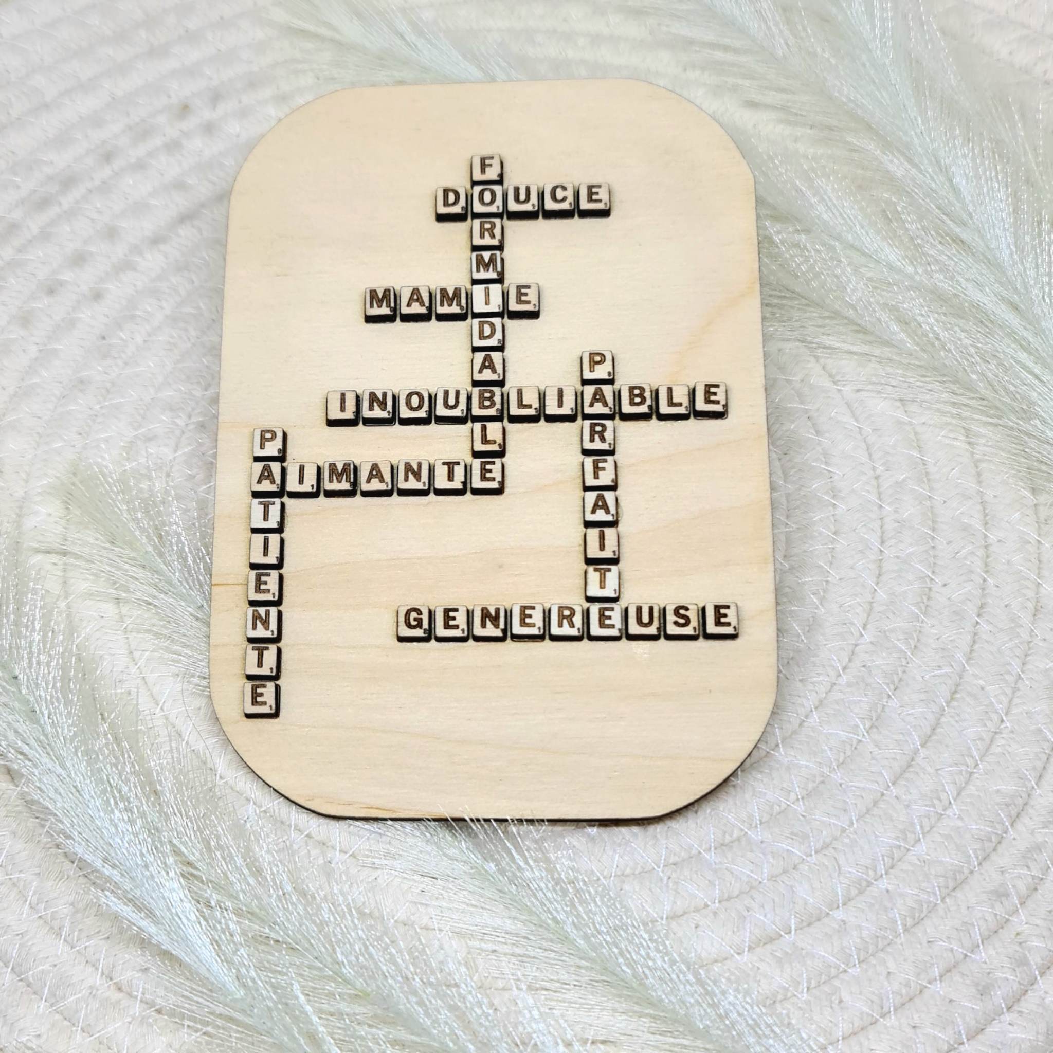 Carte FĂȘte des Mamie Scrabble â Image 2