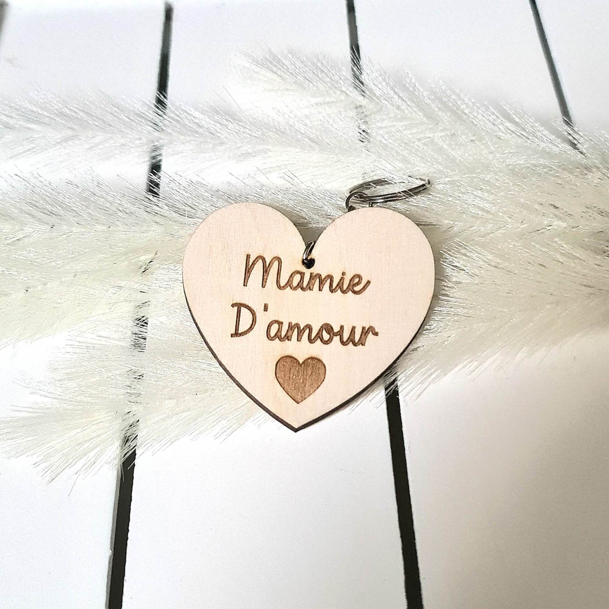 Porte clé "Mamie d'amour"