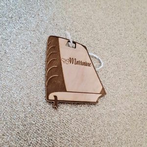 Ornement livre en bois à personnalisé