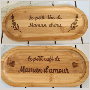 Plateau café / thé Maman d'amour, Maman chérie
