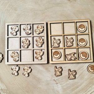 Jeu du Morpion version Stitch ou Pokémon