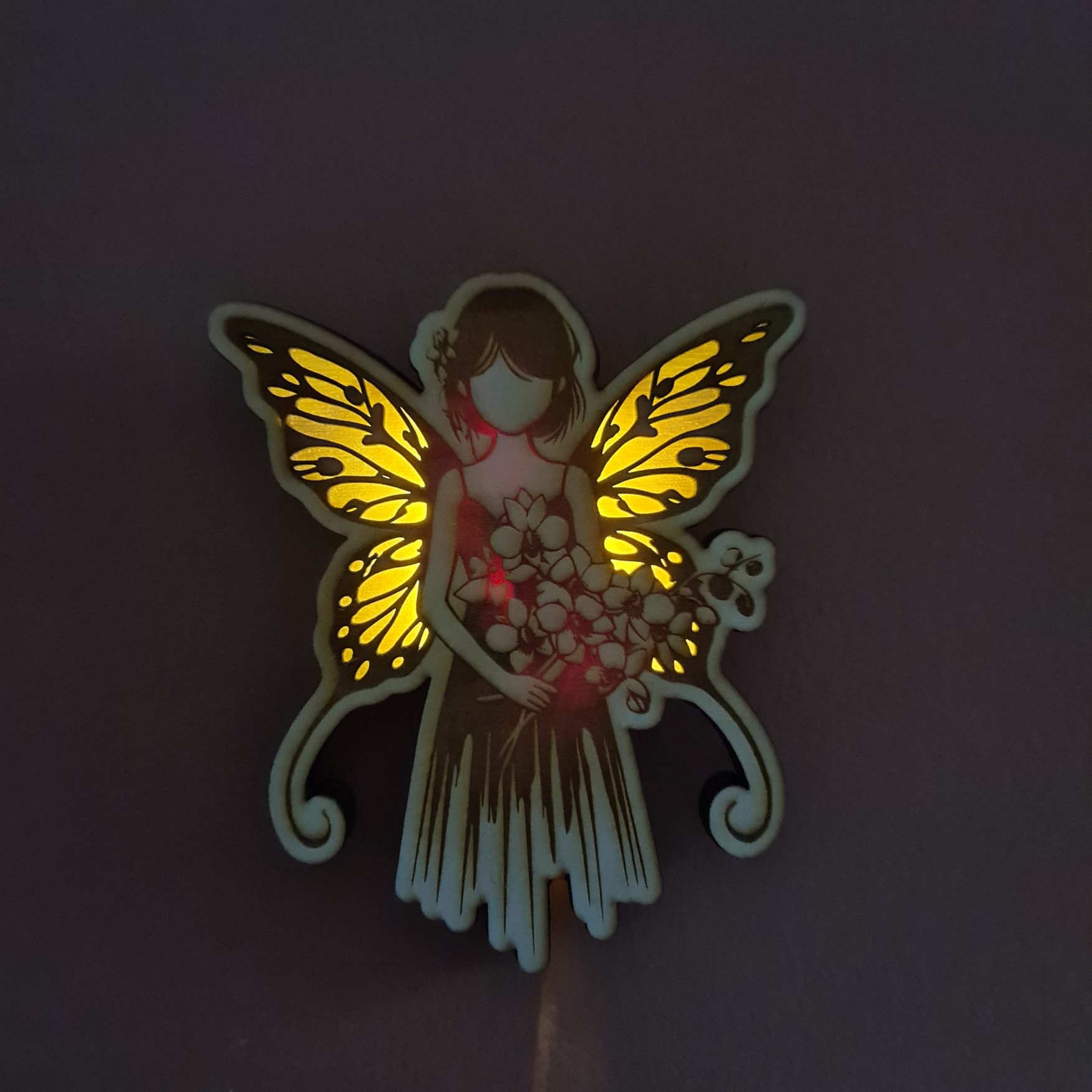 Lumière Fée en Bois – Décoration Magique – Image 3