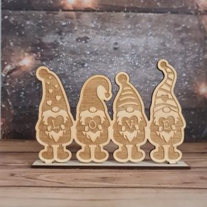 Décoration de Noël "Gnomes en Bois" – à poser ou à suspendre