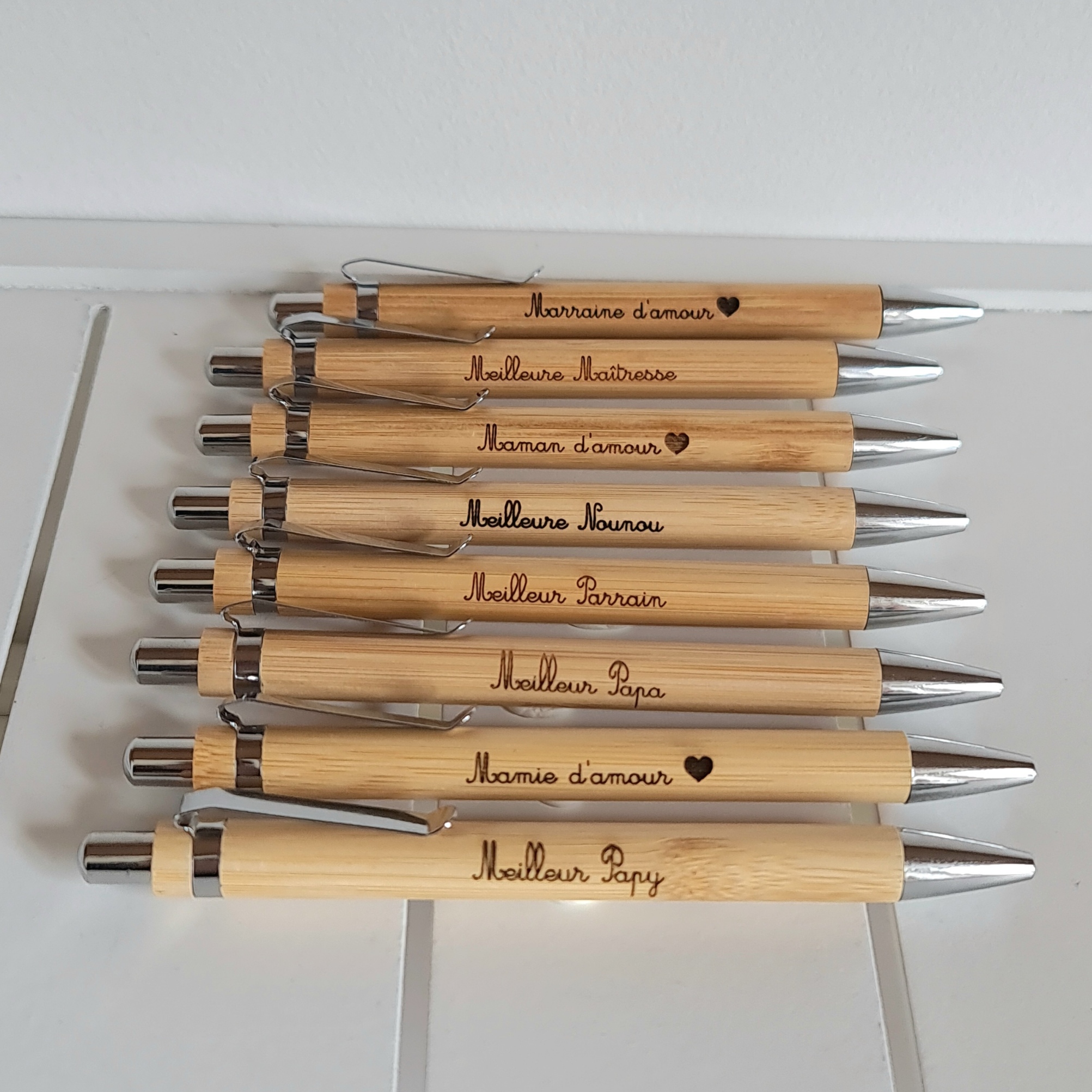 Stylo en bambou personnalisé pour toute occasion