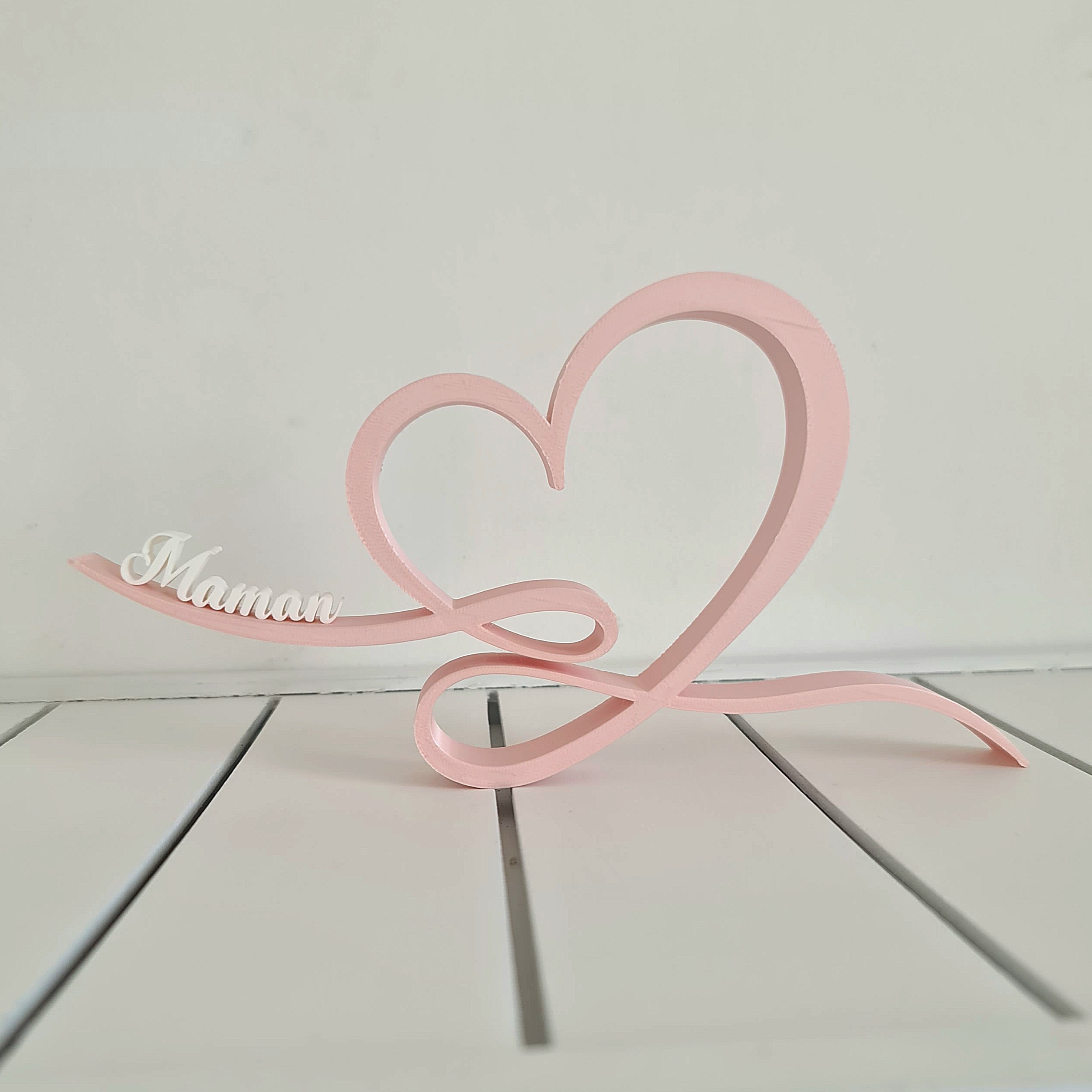 Décoration Cœur Personnalisable