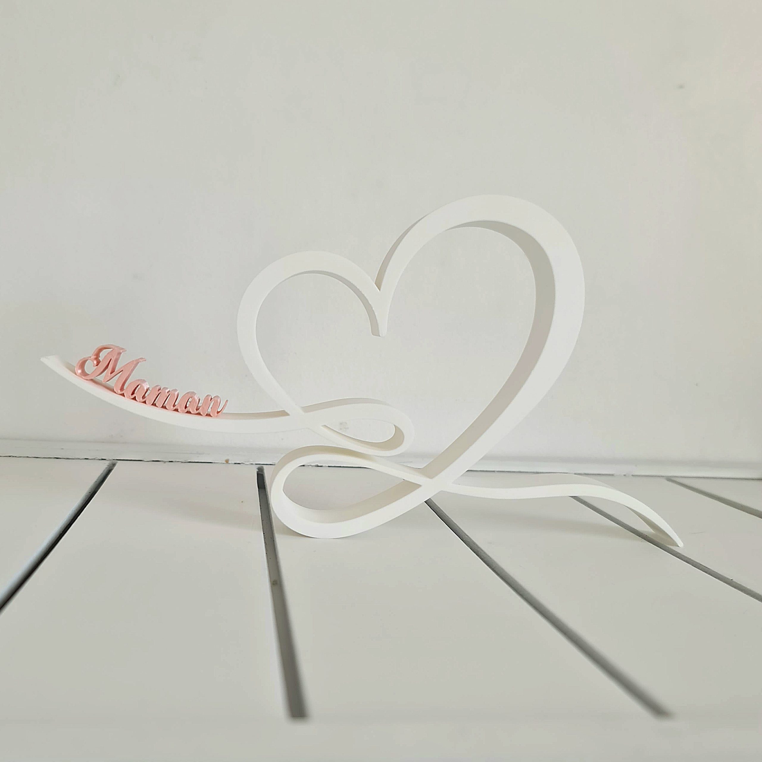 Décoration Cœur Personnalisable – Image 3